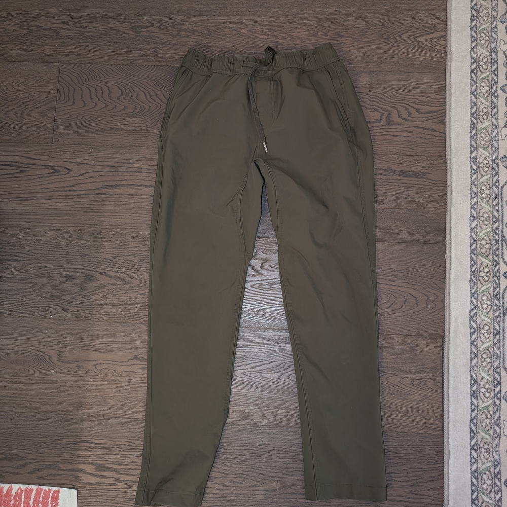 tentree Olive Green Men's Chinos - Picture 2 of 2